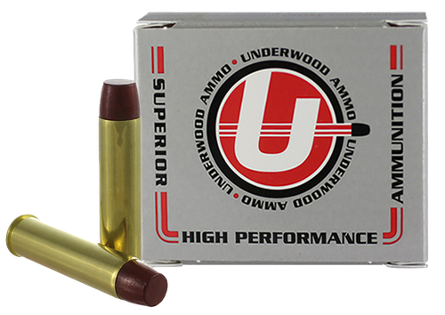 Underwood Pistol Ammunition, 460 S&W Mag, Hard Cast Long Wide Nose, 360 GR, 2886 FT LBS fps, 20 Rd/bx