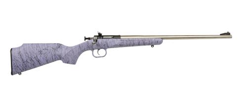Keystone Sporting Crickett Rifle KSA2445, 22LR, 16.125", Synthetic Purple W/black Webbing Stock, 1 Rd