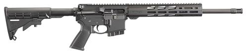 Ruger AR-556 Rifle 8537, 5.56x45mm NATO, 16.10", 6 Position Collapsible  M4-Style Stock, 10 Rds