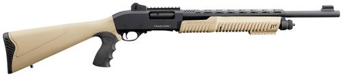 Charles Daly 301 Shotgun 930279, 12 Gauge, 18.50", 3" Chmbr,  Synthetic Flat Dark Earth Fixed Pistol Grip Stock & Forend, Auto Ejection