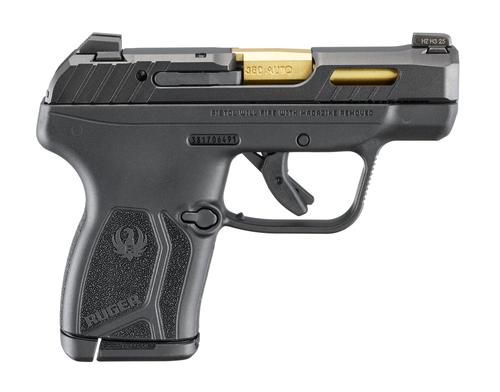 Ruger LCP Max Pistol 13766, 380 ACP, 2.8", Black Polymer Grips, Titanium Nitride Barrel, 10 Rds