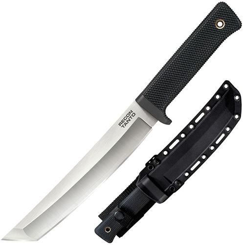 Cold Steel Recon Tanto Knife w/Plain Edge, Kray-Ex Black Handle (35AM)