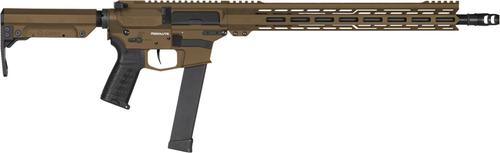 CMMG MKG Resolute Semi-Auto Rifle 45A170FMB, 45 ACP, 16.10", CMMG 6 Position RipStock, Midnight Bronze Cerakote, 13 Rds