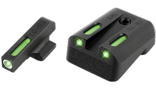 TruGlo TG13KM1A TFX 3-Dot Fiber Optic Night Sight, Tritium Green, for Kimber