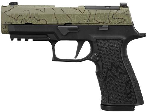 Sigarms P320 Xten Endure Comp Optic Ready Pistol 320XCA10COMPCW, 1911-Style, 3.80in, Black Polymer XSeries, Black Finish, 15 Rds