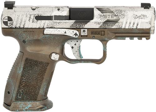 Canik Mete Signature SF Striker Fire Pistol HG5637APN, 9mm Luger, 4.08", Interchangeable Backstrap, Apocalypse Cerakote Finish, 15 Rds