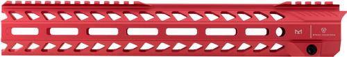 Strike Industries Strike Rail with M-Lok AR-15 Rifle Aluminum Red 13.5" (SISTRIKERAIL135RED)