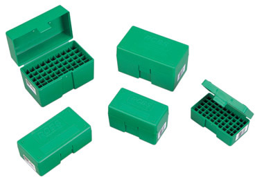 RCBS 86905 Medium Pistol Ammo Box For 22 Hornet / 218 Bee / 25-20 Win. / 30 Cal M1 Carb