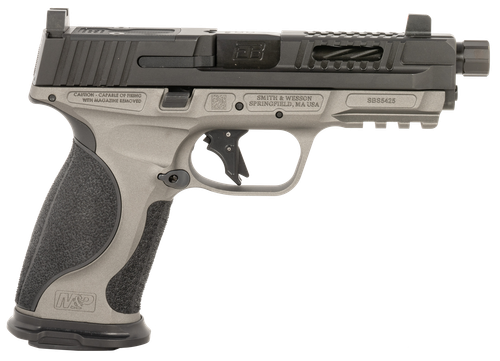 Ed Brown Fueled M&P Match Optic Ready Pistol MPFMATCH, 9mm Luger, 4.75in, Tungsten Gray Cerakote Finish, 17 Rds