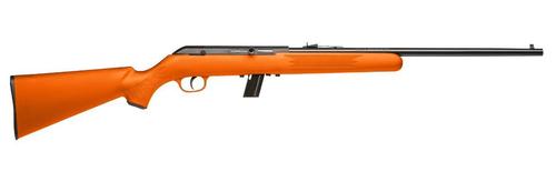 Savage 64 F Semi-Auto Rifle 40220, 22LR, 21", Orange Synthetic Sporter Stock, 10 Rds