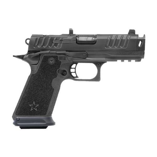 Staccato HD P4X 2011 Preferred Package Pistol, 9mm, 4", Textured Polymer Grips, DLC Black Finish, DLC Barrel, Optic Ready, 18 Rds