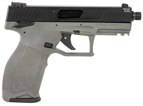 Taurus TX22 Pistol 1-TX22141G10, 22 LR, 4.10in, Textured Grips, Gray Finish, 10 Rds