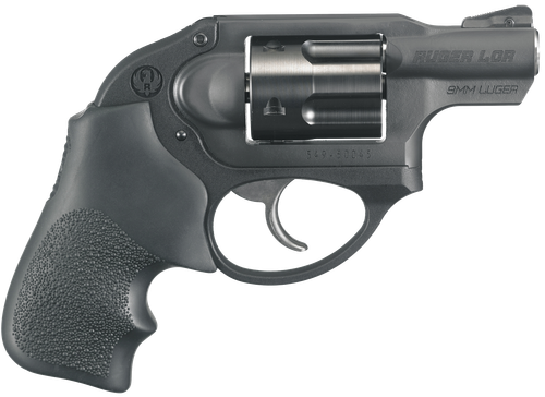 Ruger LCR Double-Action Revovler 5456, 9mm Luger, 1.875", Hogue Tamer Grips, Black Finish, 5 Rds
