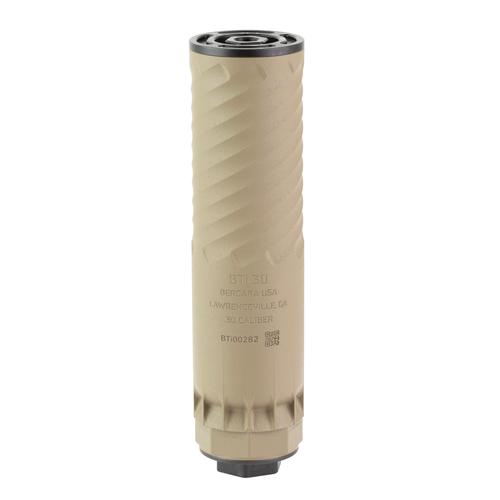 Bergara BTi30 Suppressor, .30 Cal, Titanium, Adjustable Backpressure, 5/8x24 Direct Thread, FDE Cerakote Finish