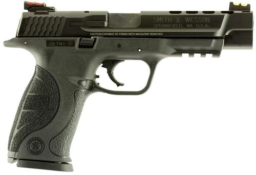 Smith and Wesson M&P40 Performance Pistol 10220, 40 S&W, 5", Black Grips, Black Finish, 15 Rds