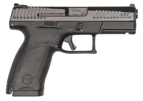 CZ-USA P-10 C Pistol 01531, 9mm Luger, 4.02", Polymer Grip, Black Nitride Slide, 10 Rds