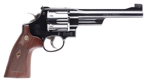 Smith & Wesson 25 Classic Revolver 150256, 45 Long Colt, 6 1/2 in, Walnut Grip, Blue Finish, 6 Rd
