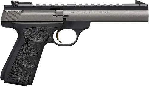 Browning Buck Mark Field Target Pistol 05158690, 22 LR, 5.5", Black Ultragrip FX, Tungsten Gray Finish, 10 Rds