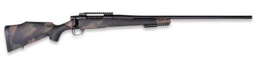 Weatherby Vanguard Black Hills Rifle, 25-06 Rem, 24", Black polymer Monte Carlo stock with green & tan paint Stock, 5 Rds