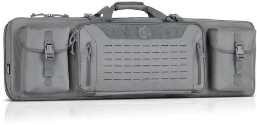 Savior Equipment Urban Warfare Double Rifle Case, 36", Gray (RB-3612DG-VER2-GS)