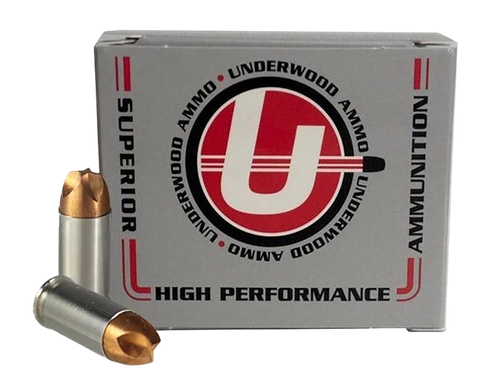 Underwood Pistol Ammunition, 32 ACP, Solid Monolithic, 55 GR, 1050 fps, 20 Rd/bx