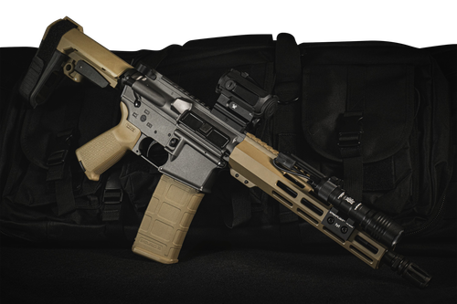 Shark Coast Tactical Tumbleweed Pistol Bundle SCC04427TWB-P, 5.56 NATO, 10", Magpul SL-K Brace, w/Vortex & Streamlight, 30 Rds