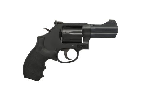 Smith & Wesson 386 Night Guard Revolver, 357 Magnum, 3", Rubber Grip, Black Scandium Frame, Night Sights, 7 Rds