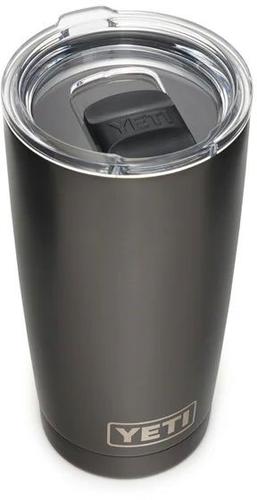 Yeti Rambler Tumbler 20oz Stainless Steel Cup, Graphite (YRAM20GP)