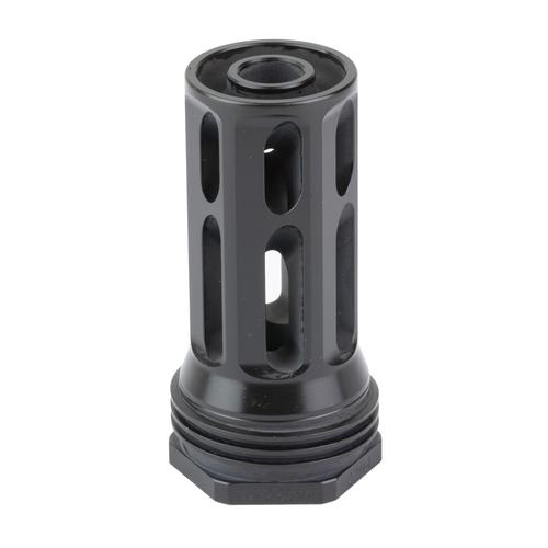Huxwrx QD 762 Flash Hider Black with M14X1 LH tpi Threads, for 30 Cal,