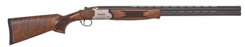 Mossberg Silver Reserve Shotgun 75471, 12 Gauge, 28", 3" Chmbr, Fixed Walnut Stock, Satin Silver Receiver