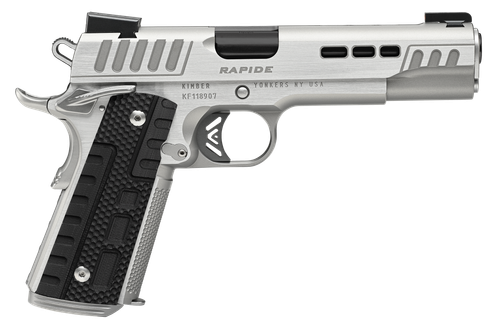 Kimber 3000428 Rapide Frost Pistol - 9mm, 5 in Barrel, Silver/Gray Finish, 9 Rds