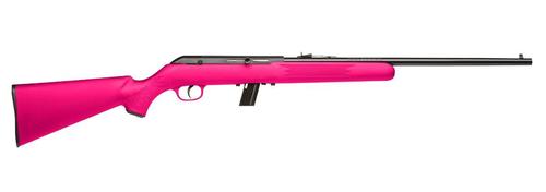 Savage 64 F Semi-Auto Rifle 40218, 22LR, 21", Pink Synthetic Sporter Stock, 10 Rds