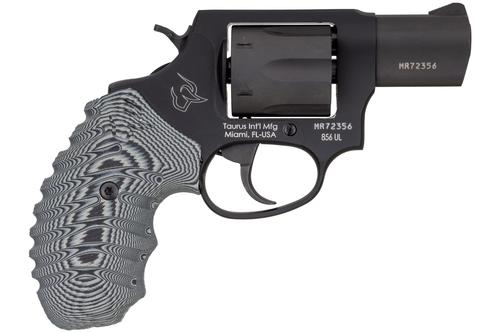 Taurus 856 Ultra-Lite Revolver 2856021ULVZ13, 38 Special +P, 2", Gray VZ Cyclone Grip, Matte Black Finish, 6 Rd