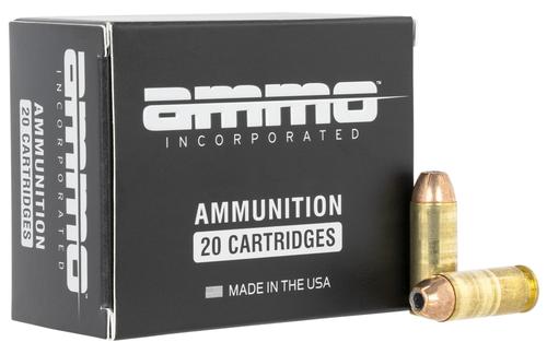 Ammo Inc Signature Pistol Ammunition 10180JHPA20, 10mm Auto, JHP, 180 gr, 1195 fps, 20 Rd/Bx