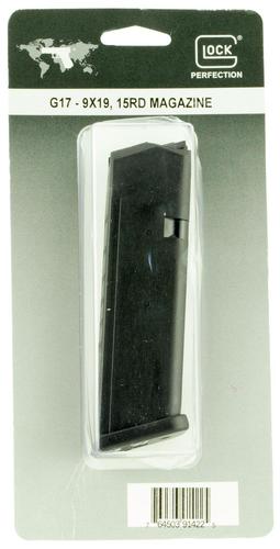 Glock G17 9mm 15 Round Black Magazine (MF17015B)