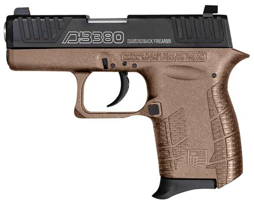 Diamondback DB380 Gen4 Pistol DB0100E062, 380 ACP, 2in, FDE Polymer Grips, Flat Dark Earth Finish, 6 Rds
