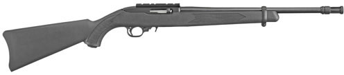 Ruger 10/22 Tactical Rifle 1261, 22 Long Rifle, 16.125 in, Black Synthetic Stock, Matte Black Finish