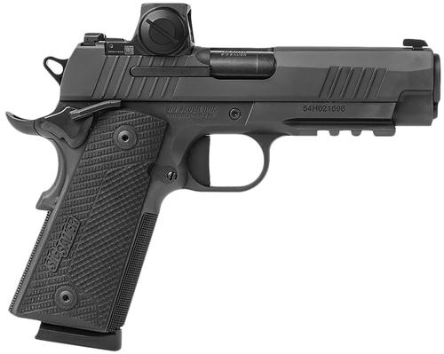 Sig Sauer 1911X Pistol 1911XCA45BXR3RXX, 45 ACP, 4.25", Black G10 Grips, Black DLC Finish, Romeo-X RDS, 8 Rds