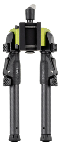MDT GRND-POD Bipod, Arca Rail Mount, 4.5"-9",Carbon Fiber, Black/Green (105561GRN)