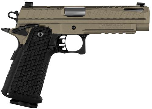 LIVE FREE ARMORY Apollo 11 Optic Ready Pistol LFAPF71206P, 9mm Luger, 4.90in, Aggressive Texture, Elite Flat Dark Earth Cerakote Finish, 17 Rds