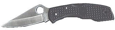 Spyderco Delica Clip Point Blade Folding Knife w/Fiberglass Reinforced Nylon Handl C11PBK