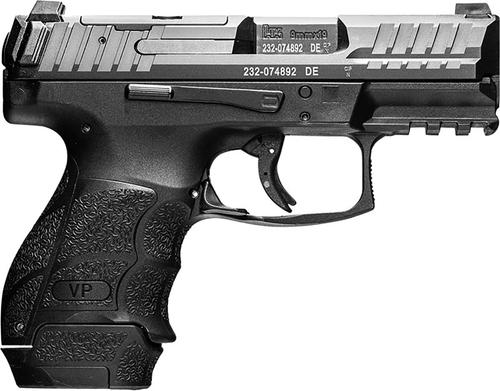 Heckler & Koch VP9SK Pistol 81000810, 9mm, 3.39", Interchangeable Backstrap Grips, Black Finish, 12/15 Rds