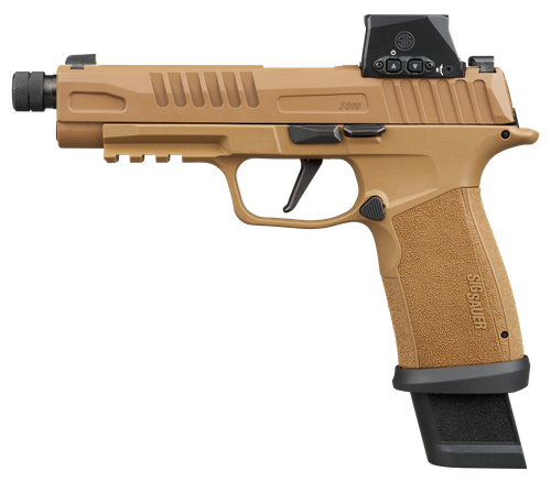 Sig Sauer P365 FUSE TacOps Semi-Auto Pistol, 9mm, 5.1", Coyote Tan Finish, w/Romeo-X RDS, Threaded, 21+1 Rds
