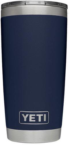Yeti Rambler Tumbler 20oz Stainless Steel Cup, DuraCote Navy (YRAM20NV)