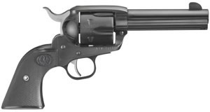 Ruger Vaquero NV44 Revolver 5102, 45 Long Colt, 4 5/8 in, Check Black Grip, Blue Finish, 6 Rd