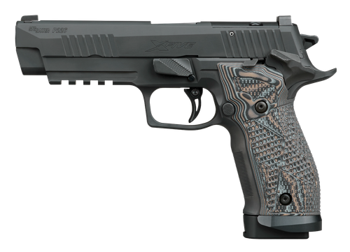 Sigarms P226 XFive Extreme Optic Ready Pistol, 9mm, 5in, Hogue G10 Piranha Grips, Black Nitron Finish, 10 Rds