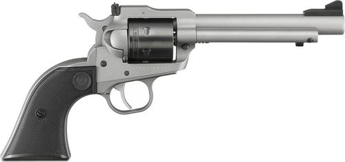 Ruger Super Wrangler Revolver 2033, 22 LR/22 WMR, 5.5", Black Synthetic Grips, Silver Cerakote Finish, 6 rd