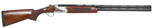 TriStar Upland Hunter Silver II Shotgun 98036, 12 Gauge, 28", 3" Chmbr, Silver Receiver, Walnut Stock
