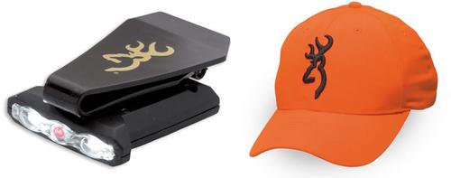 Browning Night Seeker Cap Light (Black) + Safety 3D Blaze Cap 3715087