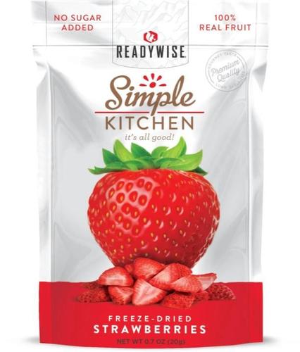 ReadyWise Emergency Food, Freeze-Dried Strawberries